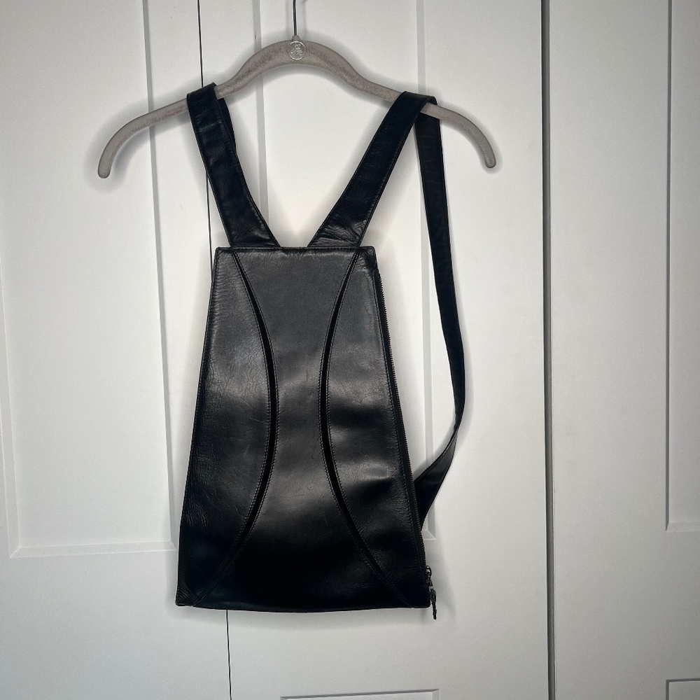 Ply New York Vintage 90s Leather Backpack